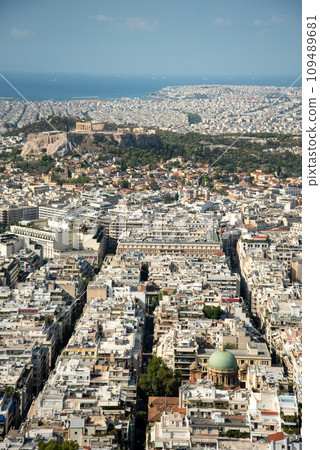 Beautiful view of Athens, Greece from Lykabettos Hill Beautiful view of Athens, Greece from Lykabettos Hill 109489681