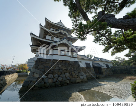Historical site Takamatsu Castle Ruins Tsukimi Yagura 109489859