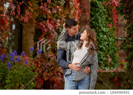 Warm Embrace of Teen Love in the Autumn Park. Capturing Teen Moments: Love Blossoms in Autumn's Embrace. Teenagers in Love: Embracing the Autumn Vibe Warm Embrace of Teen Love in the Autumn Park. Capturing Teen Moments: Love Blossoms in Autumn's Embrace. Teenagers in Love: Embracing the Autumn Vibe 109490491