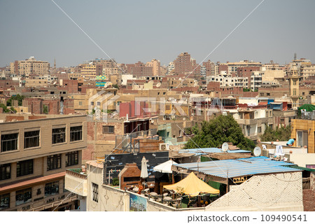 埃及吉薩金字塔周圍的城市景觀 109490541