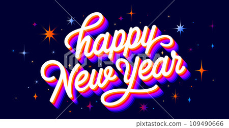 Lettering. Happy New Year 109490666