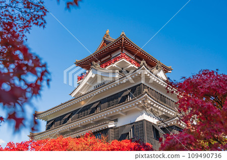 Kiyosu Castle in Autumn (Kiyosu City, Aichi Prefecture) 109490736
