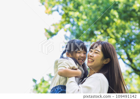 happy family raising children happy family raising children 109491142