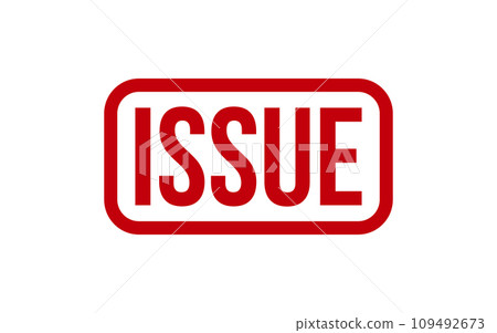 Issue Rubber Stamp Seal Vector Issue Rubber Stamp Seal Vector 109492673