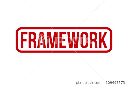 Framework Rubber Stamp Seal Vector 109493573