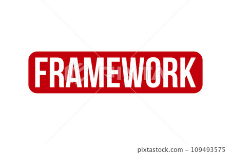Framework Rubber Stamp Seal Vector 109493575
