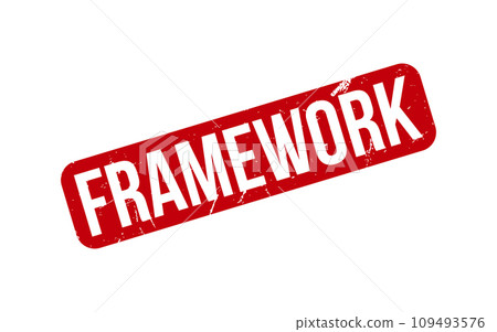 Framework Rubber Stamp Seal Vector 109493576