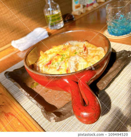 Large shrimp cheese gratin Large shrimp cheese gratin 109494520