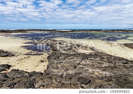 Natural tidal pools of The Playa de los Charcos beach - Fuerteventura 109494802