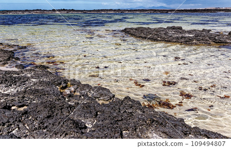 Natural tidal pools of The Playa de los Charcos beach - Fuerteventura 109494807
