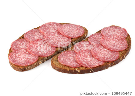 Salami sandwiches 109495447