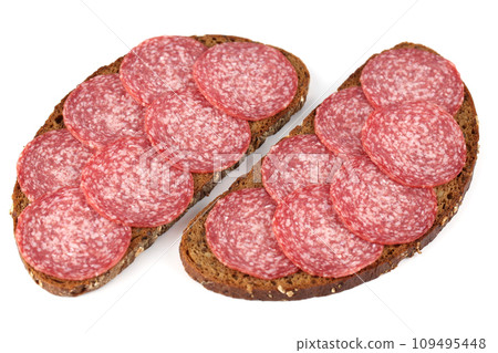 Salami sandwiches 109495448