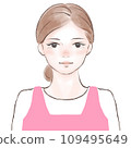 穿粉紅色圍裙的女人 109495649