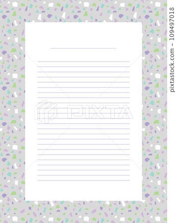 Empty Note template page with line 109497018