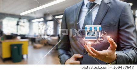 Concept of providing small business on a turnkey basis. Concept of providing small business on a turnkey basis. 109497647