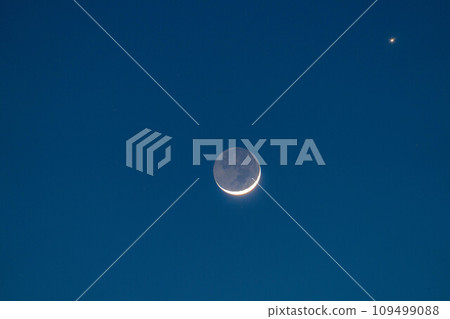 [月亮素材] Earthshine 月亮 [長野縣] 109499088