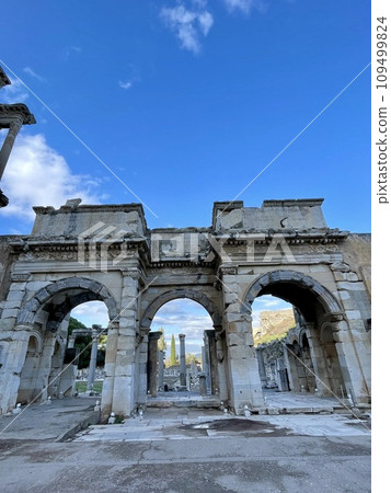 Celsus Library in Ephesus - Izmir, Turkey. Ephesus Ancient City, 109499824