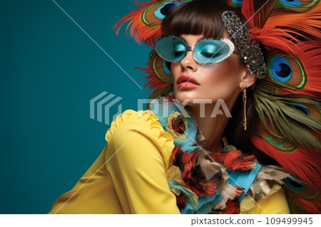 Exotic bird and high fashion 109499945