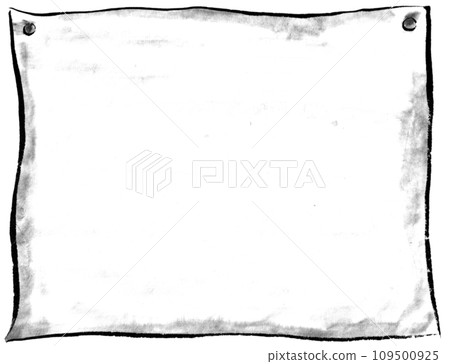 Monochrome illustration of pasted paper (hand-drawn ink illustration) Monochrome illustration of pasted paper (hand-drawn ink illustration) 109500925