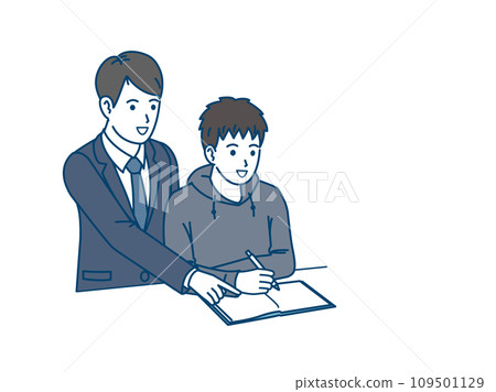 Private tutor, cram school, preparatory school, teacher who teaches 109501129