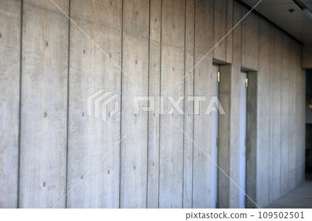 Image of exposed concrete on the outer wall Image of exposed concrete on the outer wall 109502501