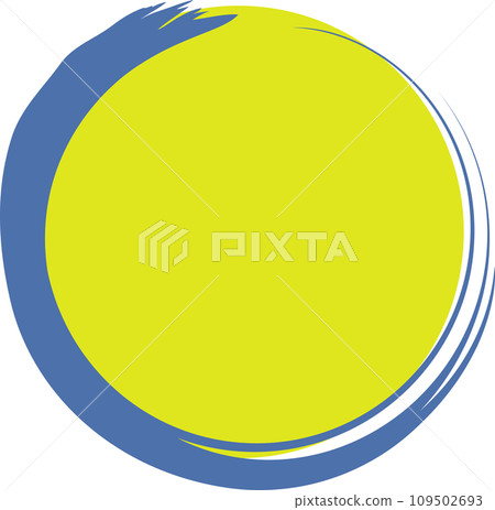 Circle line. Hand drawn 109502693