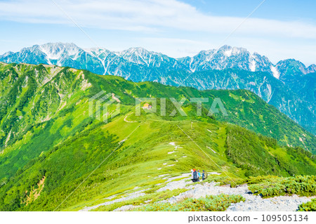 夏季攀登雞岳(從種池山莊到雞岳南峰眺望立山、劍岳) 夏季攀登雞岳(從種池山莊到雞岳南峰眺望立山、劍岳) 109505134