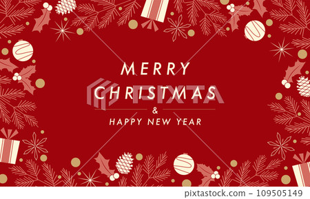 Christmas Banner Frame Template Background Vector Illustration Ornament Stylish Christmas Banner Frame Template Background Vector Illustration Ornament Stylish 109505149