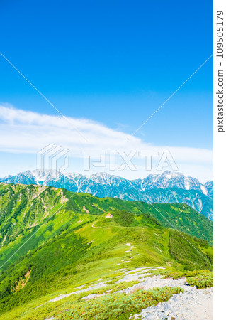 夏季攀登雞岳（從種池山莊到雞岳南峰眺望立山、劍岳） 109505179