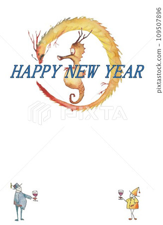新年素材、龍年、龍的誕生 109507896