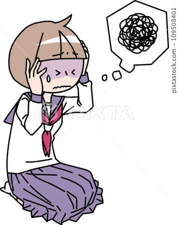 worried female student 109508401