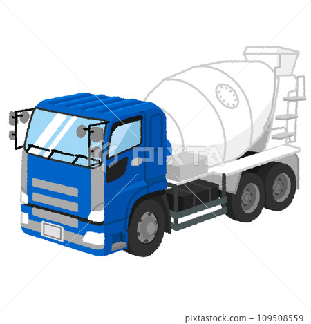 Mixer truck illustration Mixer truck illustration 109508559