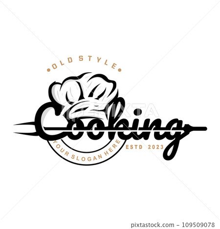 Chef Logo Design Cooking Inspiration And Chef Hat With Simple Lines For Restaurant Business Brands 109509078