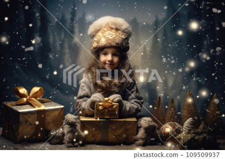 AI-generated content. Many gift boxes for the Christmas eve night comeliness AI-generated content. Many gift boxes for the Christmas eve night comeliness 109509937