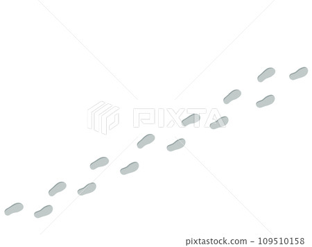 human footprints in the snow human footprints in the snow 109510158