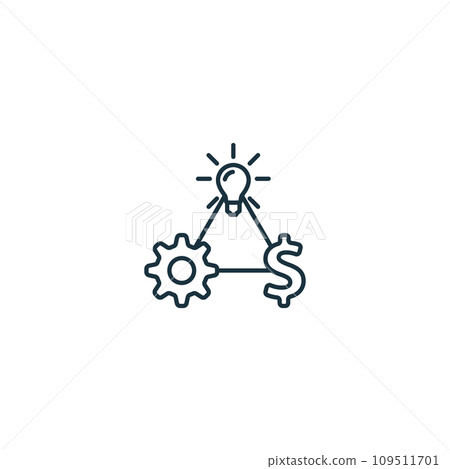 Enterpreneurship icon. Monochrome simple sign from business concept collection. Enterpreneurship icon for logo, templates, web design and infographics. Enterpreneurship icon. Monochrome simple sign from business concept collection. Enterpreneurship icon for logo, templates, web design and infographics. 109511701