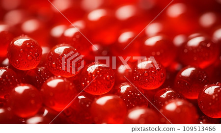 red caviar beads,close up 109513466
