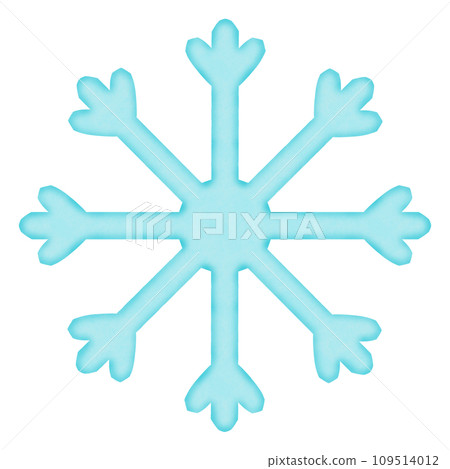 snowflake isolated on white 109514012