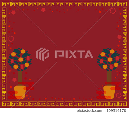 Background material inspired by Chinese New Year 109514178