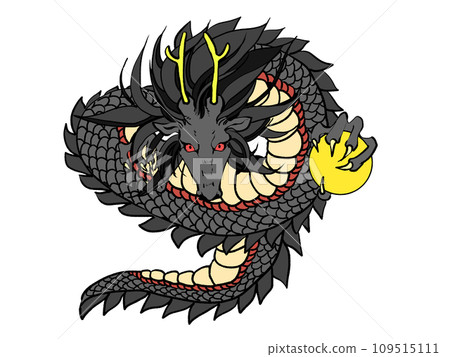 Cool dragon illustration Cool dragon illustration 109515111