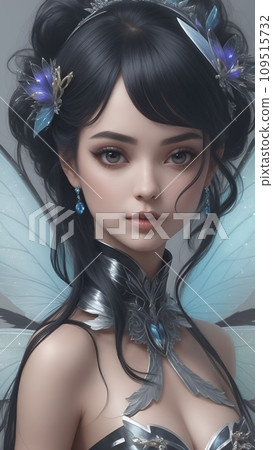 Illustration of a girl-like fairy Illustration of a girl-like fairy 109515732