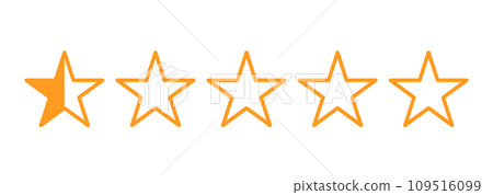 簡單橙色星星0.5分 簡單橙色星星0.5分 109516099