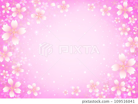 櫻花閃光框架背景 109516841