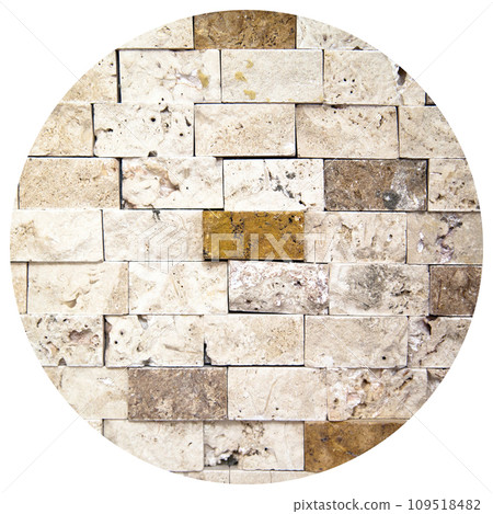 Cutting beige marble wall rectangular, seamless lined up Cutting beige marble wall rectangular, seamless lined up 109518482