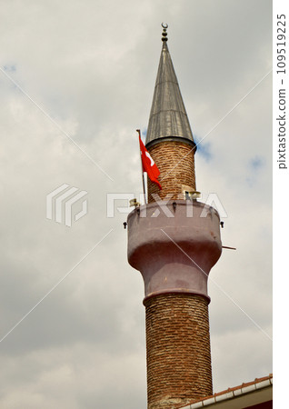 Yerebatan Uskubi Ibrahim Aga Mosque, completed in 1491 in Istanbul Sirkeci, Istanbul Turkey April 04 2019 Yerebatan Uskubi Ibrahim Aga Mosque, completed in 1491 in Istanbul Sirkeci, Istanbul Turkey April 04 2019 109519225