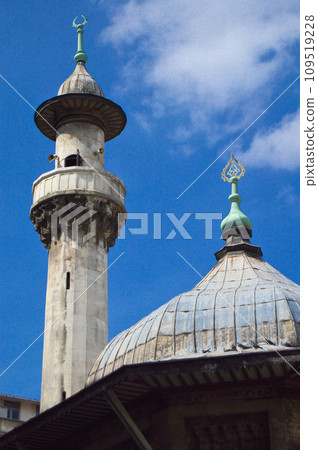 Hobyar Mosque, completed in 1473 in Istanbul Sirkeci, Istanbul Turkey April 04 2019 109519228