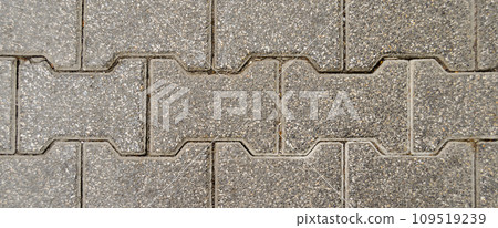 Cobblestone formed from the confluence of tiny pebbles 109519239