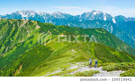 夏季攀登雞岳(從種池山莊到雞岳南峰眺望立山、劍岳) 夏季攀登雞岳(從種池山莊到雞岳南峰眺望立山、劍岳) 109519941