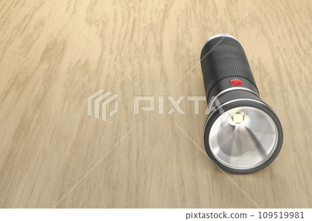 Black led flashlight 109519981