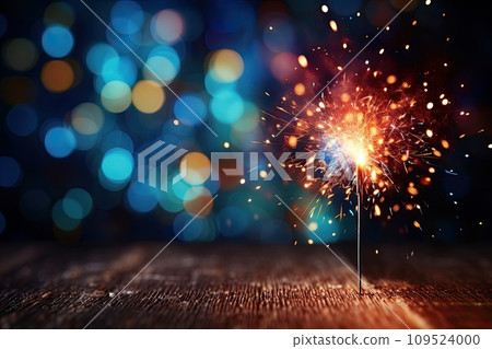 AI-generated content. Happy new year background 109524000